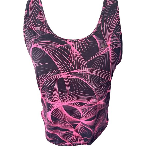 Nike Dri-FIT Womens Tank Top With Abstract Pink Design M - Picture 1 of 8